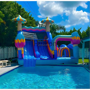 Tobogán Acuático Inflable Gigante con Forma de Medusa para Fiestas de Verano, con Piscina de Chapoteo para Niños y Adultos - Product Image 6