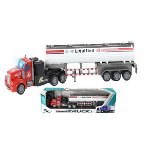 Bemay jouet RC <span class=keywords><strong>Semi</strong></span> <span class=keywords><strong>camion</strong></span> et <span class=keywords><strong>remorque</strong></span> 1:48 échelle télécommande tracteur citerne transporteur voiture jouets cadeau pour les enfants - Product Image 4