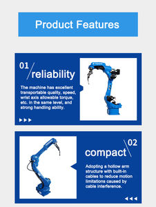 Robot de soudage industriel <span class=keywords><strong>six</strong></span> axes Yaskawa, composants PLC, puissance 3 kW, garantie 5 ans, automatisation de l'arc à l'argon, bras mobile - Product Image 2