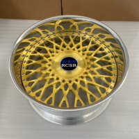 Jantes RCSR 20 22 24 26 pouces, forgées sur mesure, chromées et polies, 5x112 5x120 5x114.3, compatibles BMW Rolls-Royce avec couvercle flottant