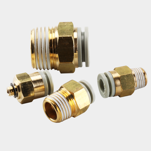 Sambungan Trakea Quick-plug Lurus Berulir KQ2H04 06/08/10/12-01-02-03-04S Konektor Fitting Pneumatik - Product Image 5