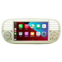 Sistema de Navegación GPS con Pantalla Táctil de 7 Pulgadas, Bluetooth, WiFi, Autoradio GPS Android 2 Din para Fiat 500
