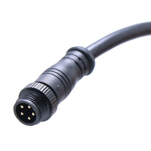 M12 Waterproof Aviation Connector <b>Cable</b> 2 5 Core Male Female For <b>Outdoor</b> Signal Transmission Extension - Product Image 2