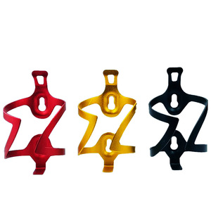 Portabotellas de agua para bicicleta de aleación de aluminio, ligero, moldeado en una sola pieza, para bicicleta de carretera y de montaña, equipo de ciclismo Qt 6532154 - Product Image 3