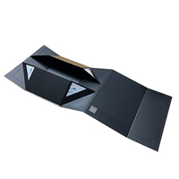 Boîte cadeau rigide pliable de luxe personnalisée avec logo