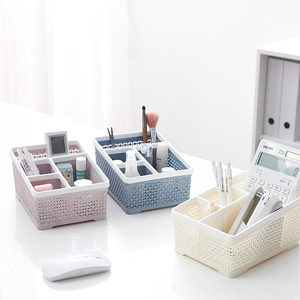 Multi Compartment Desktop Storage <b>Box</b> 2L With Partitions For <b>Makeup</b> Skincare And Office Supplies - Product Image 1