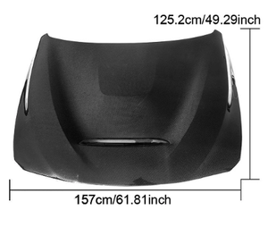 Cappuccio in fibra di carbonio per M3 M4 F80 F82 F83 GTS cofano anteriore in fibra di carbonio vano motore corpo cofano coperchio in fibra di carbonio 14-19 anni - Product Image 5