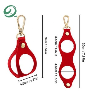 New Design Leather <b>Golf</b> Ball Sleeve Bag Balls Holder <b>Mini</b> Portable Waist <b>Golf</b> Pouch <b>Golf</b> Ball Bag With Metal Buckle Clip - Product Image 3