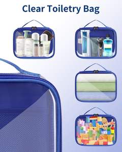 Nieuwe Sport Doorzichtige Pvc Toilettas Tsa Handbagage Reis Toilettas Waterbestendige Pvc Cosmetische Make-Up Tas Voor Vrouwen Man - Product Image 6