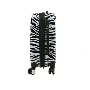 Wholesale Luxury Fashion Hard Case Spinner <strong>Suitcase</strong> <strong>Black</strong> White Zebra Pattern Carry on Pc Luggage Set Eco-Friendly - Product Image 3