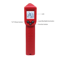 Termometer inframerah Digital, alat BBQ suhu daging dapur, termometer inframerah Digital industri-50 ~ 380C Tools