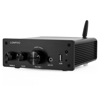 100W*2 Kablosuz 5.0 HIFI Güçlü Ev Amfisi 2.0 Kanal Ses Stereo Ekolayzırlı Amfi Alıcısı OEM Marka Özel Kalıp CN/GUA