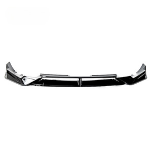 Divisores de labios delanteros negros brillantes ABS estilo DK para BMW X5M F95 Pre-LCI 2019-2022 labio de parachoques delantero de nueva condición - Product Image 3