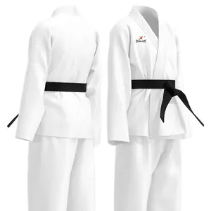Uniforme de karaté Ultra léger 5oz, uniforme approuvé par wkf, uniforme de karaté kata, uniforme de karaté gi, vente en gros