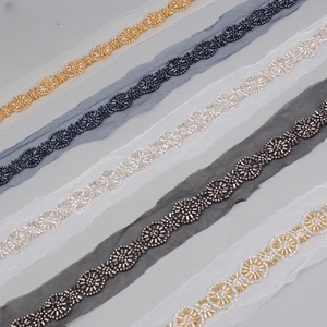 Bao li chi ren hạt thêu hạt thêu thủ công nặng phụ kiện quần áo váy cưới Haute Couture trang trí váy - Product Image 3