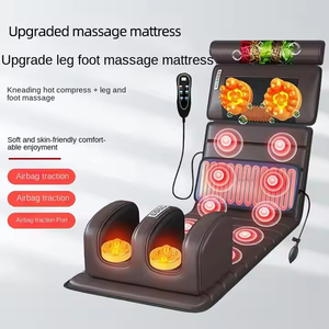 2026 Bestseller Ganzkörper-Rücken-Massagekissen für Zuhause und Büro Shiatsu Elektrische Bettmassagematte mit Heizfunktion - Product Image 6