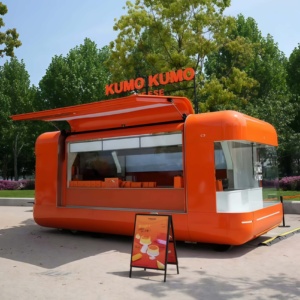 Camion de restauration <span class=keywords><strong>mobile</strong></span> en acier inoxydable pour la vente de nourriture de rue, bière, hamburgers, bar <span class=keywords><strong>mobile</strong></span>, cuisine, chariot à café, remorque de traiteur - Product Image 3