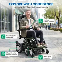 Robot intelligent pour monter les escaliers, navigation autonome, tout-terrain, idéal pour les personnes âgées et les personnes handicapées, mobilité intérieure et extérieure. XSTO