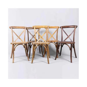 Stackable Modern Farm <b>Dining</b> Wedding Banquet X Back Solid <b>Wooden</b> Crossback <b>Chairs</b> Rental Wedding Cross Back Wood <b>Dining</b> <b>Chair</b> - Product Image 1