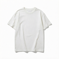 T-shirt pour homme avec imprimé ours de dessin animé - Manches courtes 100% coton Col rond Écologique Séchage rapide Décontracté