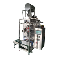 Machine d'emballage verticale entièrement automatique en acier inoxydable pour sauce tomate, sauce salade, sauce moutarde, miel, jus de carotte