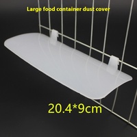 Mangeoire automatique pour pigeons pour cage suspendue Trémie d'alimentation pour poulets avec conception anti-gaspillage Port simple/double