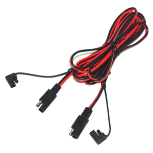 12V 12AWG SAE 2-pins connector met beschermkap verlengkabel SAE batterijplug verlengkabelboom voor auto's - Product Image 2