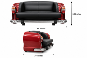 Ensemble de canapés en bois de style automobile moderne, confortable et durable, pour salon, sièges de luxe, décoration - Product Image 2