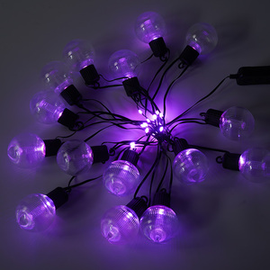 RGB <span class=keywords><strong>LED</strong></span> đầy màu sắc ánh sáng chuỗi không thấm nước IP65 điều khiển từ xa ứng dụng trong nhà/ngoài trời marquee Đèn trang trí 15m cho sân - Product Image 3