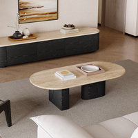 Mesa de Centro Inteligente de ahorro de espacio rectangular multifunción de diseño moderno con almacenamiento para sala de estar