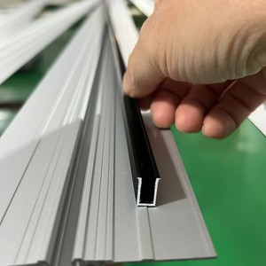 SDW-D16 Led tủ ánh sáng dải siêu mỏng Silicone nhôm hồ sơ tủ quần áo Showcase được xây dựng trong lõm ẩn lớp Kệ đèn - Product Image 5