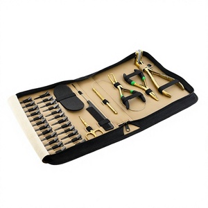 Juego de herramientas profesionales para extensiones de cabello de salón con pinzas para cinta adhesiva, crimpadora de microanillas, pinzas para abalorios de 3 orificios y tijeras para hilos. - Product Image 1