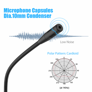 MAONO Cardioid Cổ Ngỗng Hội Nghị Bảng Microphone với Thời Gian Thực Màn Hình Dòng micro văn phòng tại nhà - Product Image 4