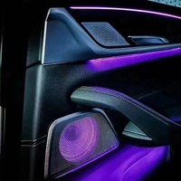 Nouvelle grille de protection de haut-parleur avec éclairage ambiant LED pour BMW Série 4, 5, 7, X3, X6, G02, G05, G06, G08, G22, G23, G26, G30, G38, G70