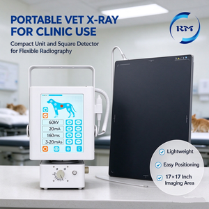 Máquina Portátil <span class=keywords><strong>de</strong></span> Rayos X Veterinaria con Pantalla Táctil <span class=keywords><strong>de</strong></span> 10 Pulgadas, Detector y Software para Diagnóstico en Hospitales Veterinarios y Granjas - Product Image 1