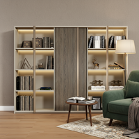 Armoire de rangement de fichiers en bois massif moderne et écologique de grande capacité pour les hôtels, les hôpitaux et les bureaux haut de gamme