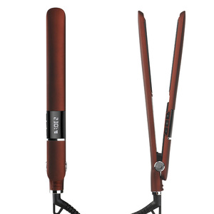 Lisseur <span class=keywords><strong>à</strong></span> <span class=keywords><strong>cheveux</strong></span> en céramique avec glaçure céramique, 5 réglages de température, chauffe rapide en 10 secondes, plaques flottantes <span class=keywords><strong>pour</strong></span> <span class=keywords><strong>cheveux</strong></span> humides ou secs, idéal <span class=keywords><strong>pour</strong></span> les <span class=keywords><strong>cheveux</strong></span> <span class=keywords><strong>crépus</strong></span> - Product Image 1
