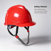Casque de sécurité ABS de type V, casque de chantier ventilé, protection industrielle de la tête, support de mentonnière, personnalisation Langshuo