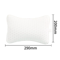 Coussin de bain spa TONGXIN 3D-S de style classique - Séchage rapide, forme carrée, coussin papillon en maille 4D, rembourrage PVC pour le bain
