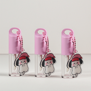 Son dưỡng môi Jinze RTS màu hồng, tuýp có dây đeo xinh xắn, 3.3ml, đầu nhỏ gọn - Product Image 3