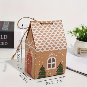 Gran oferta, caja de regalo personalizada de Navidad para compras artesanales de papel baratas, embalaje de marca principal, embalaje personalizado - Product Image 4