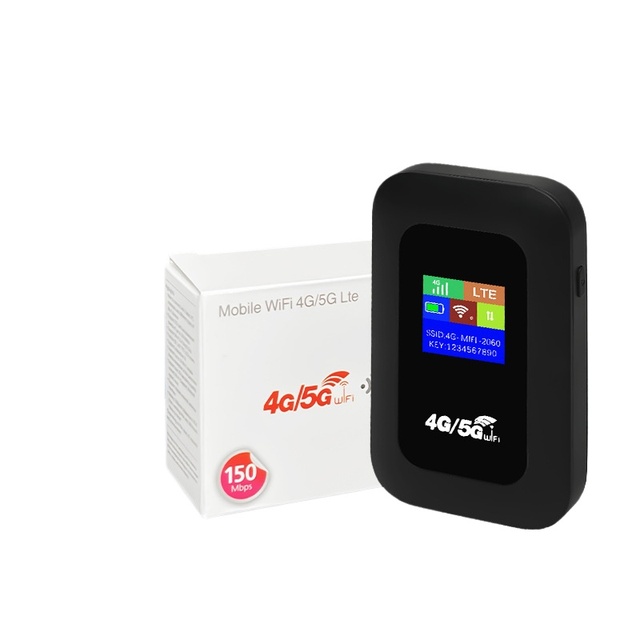 New OEM 4G Portable Mifi Router with Type-C Port 2100mAh Battery 150Mbps Wi-Fi Carry-on Use