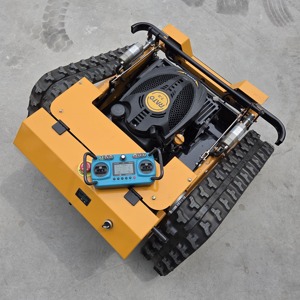 Hot Selling Tracked Remote-Controlled Heavy Duty Electric Lawn <strong>Mower</strong> Cordless <strong>Rotary</strong> Blade <strong>Mower</strong> Intelligent Lifting Features - Product Image 2