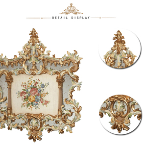 Yips LD-1608-1452 Série Européenne <span class=keywords><strong>Peinture</strong></span> à l'huile Peinte à la Main Motif Floral Classique Bois Original Décoration Murale Panneau Complet - Product Image 4