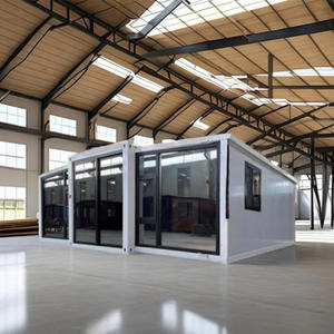 Venta al por mayor caja de expansión de doble ala casa plegable dormitorio plegable de lujo portátil moderna casa contenedor expandible - Product Image 1