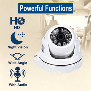 Caméra de voiture AHD de qualité commerciale avec micro intégré haute sensibilité, enregistrement audio, AHD 720P, grand angle, dôme pour <span class=keywords><strong>transport</strong></span>, OEM/ODM - Product Image 4