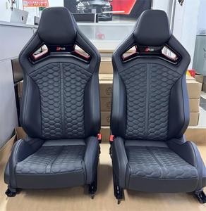 Sedile Sportivo da Corsa per Auto, Pannello in Fibra di Carbonio Personalizzato, Rivestimento in Pelle, Sedili a Guscio RS per <span class=keywords><strong>Audi</strong></span> A3 <span class=keywords><strong>A4</strong></span> A5 A6 A7 Q3 Q5 - Product Image 6