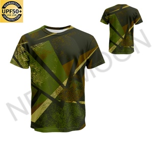 T-shirt personnalisé pour homme, camouflage, protection solaire, combinaison de chasse, évacuation de l'humidité, séchage rapide, combinaison de chasse camouflage - Product Image 4
