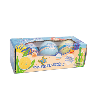 Ocean Series Mermaid Playdough & <b>Slime</b> Pack 3 Different Types of Stretch Toys OEM Acceptable Crystal Putty - Product Image 1