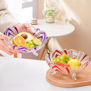 Ciotola/Piatto <span class=keywords><strong>in</strong></span> <span class=keywords><strong>Vetro</strong></span> <span class=keywords><strong>Trasparente</strong></span> Monouso Lucido <span class=keywords><strong>in</strong></span> Cristallo Europeo per Frutta - Product Image 3